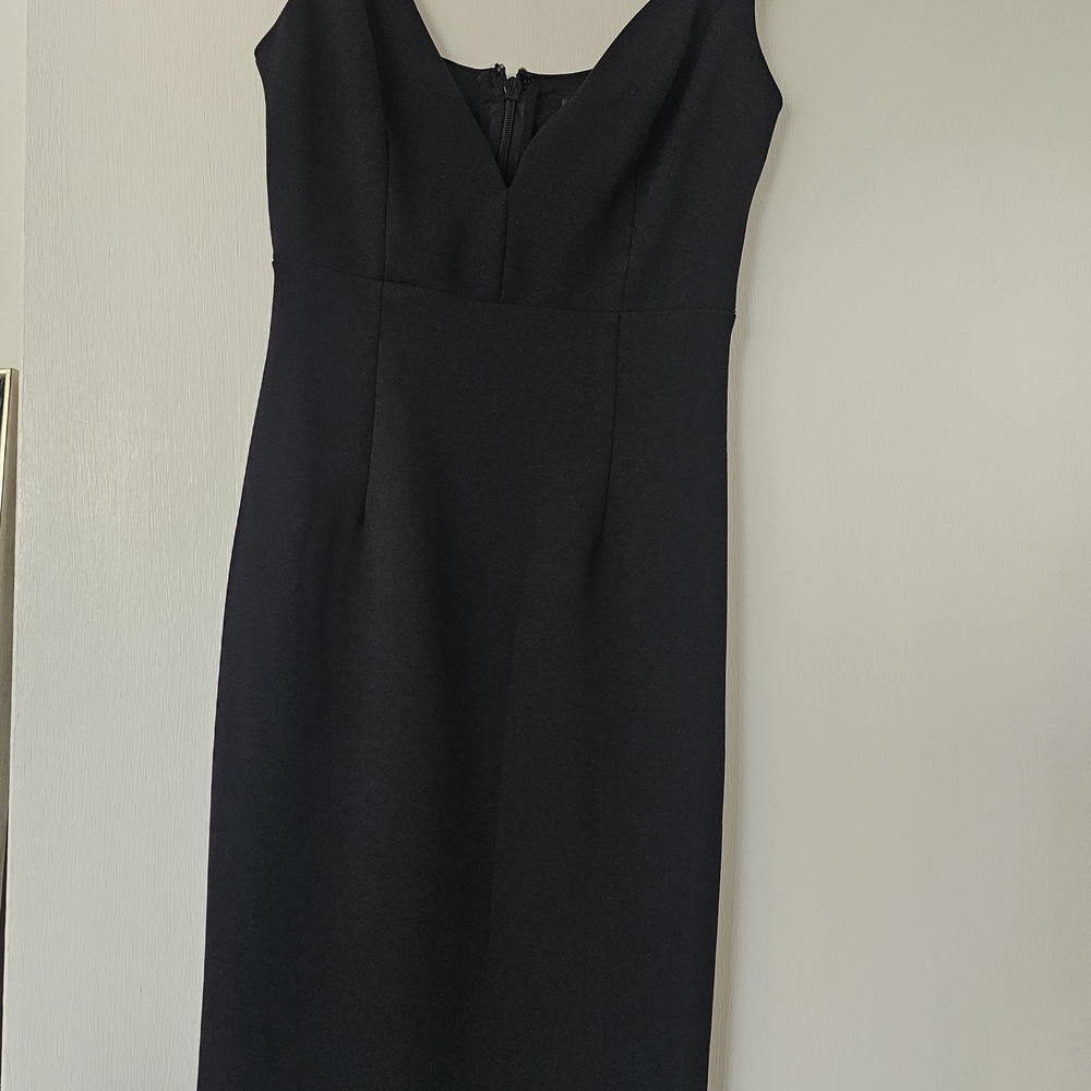 Aqua Black Strapless Dress